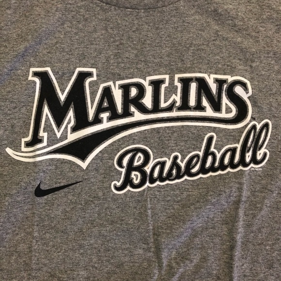 Gray Miami Marlins Shirt - Picture 2 of 6